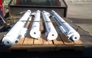 Our Hydraulic Cylinders at NFL Media Cruiser, Custom Made Hydraulic Cylinders